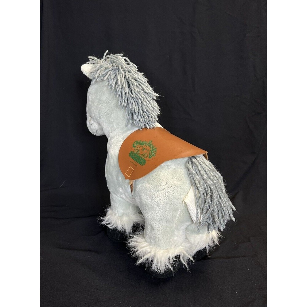 VTG Cabbage Patch Kids CPK 17” Show Pony Plush Gray Horse 1984 Coleco - Picture 6 of 11